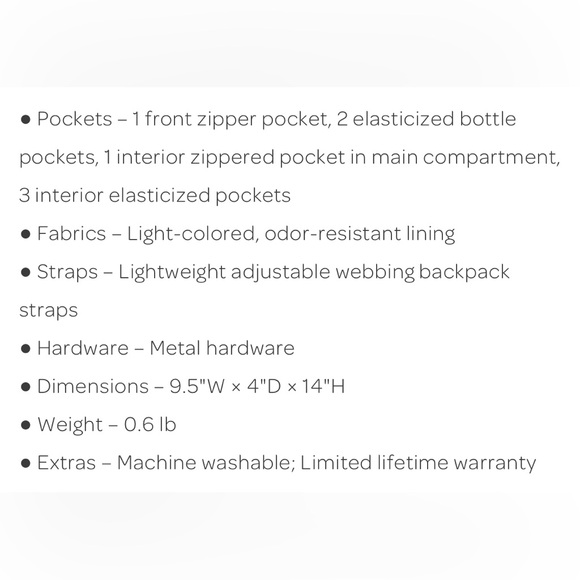 Backpack/Diaper Bag - Picture 8 of 9